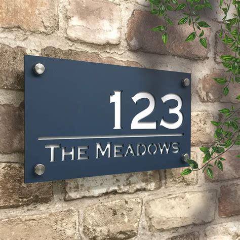 street plaques for house numbers